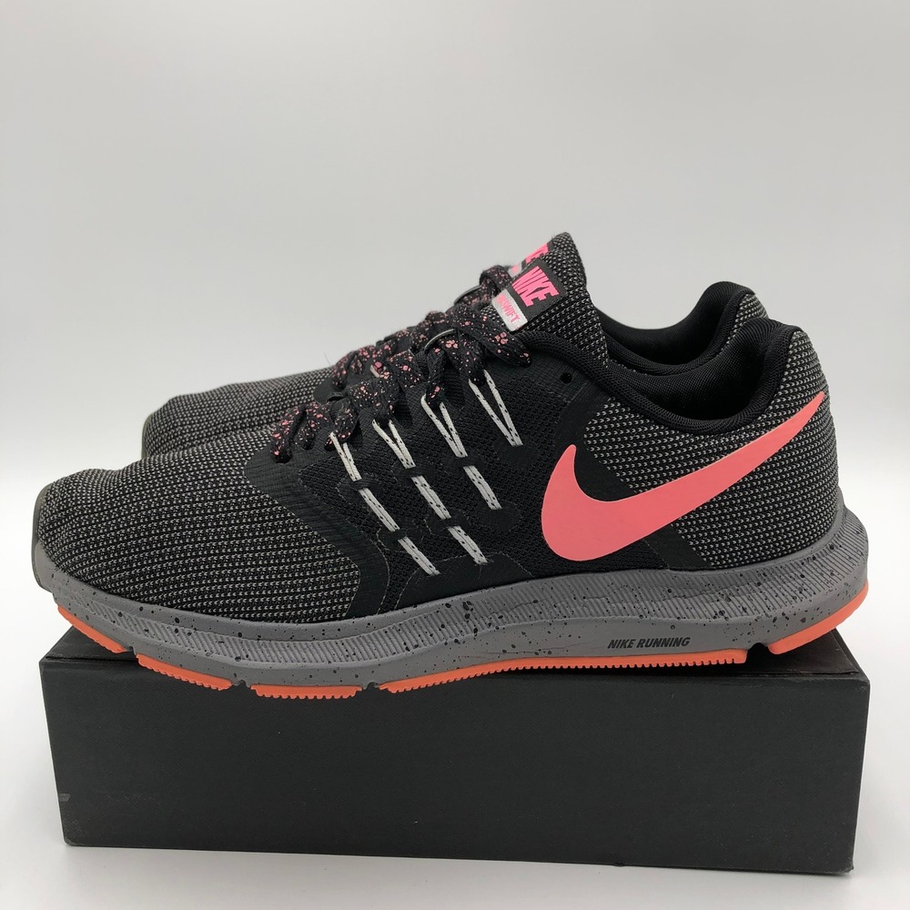 Nike Women's Black and Pink Running Shoes - Picture 5 of 10